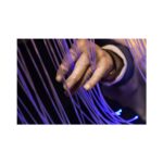 fiberoptik/Fiberglow med lysstrenge